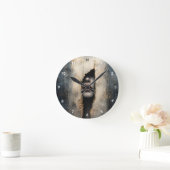 Hidden Identity Surreal Wall Clock ラウンド壁時計 (ホーム)