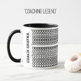Hidden Message Custom Name Coaching Legend マグカップ