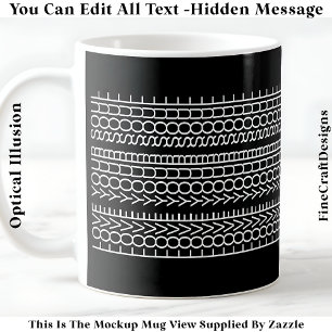 Hidden Message Love Your Soul、カスタム109W引用 コーヒーマグカップ