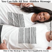 Hidden Message Love Your Soul, Custom 109Bl Quote Tシャツ