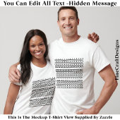 Hidden Message Love Your Soul, Custom 109Bl Quote Tシャツ