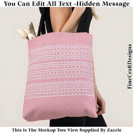 Hidden Message Love Your Soul, Custom 109P Quote トートバッグ