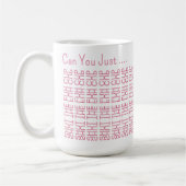 Hidden Message Shut The Fuh Cup 155PW おもしろ 大人用 コーヒーマグカップ (左)