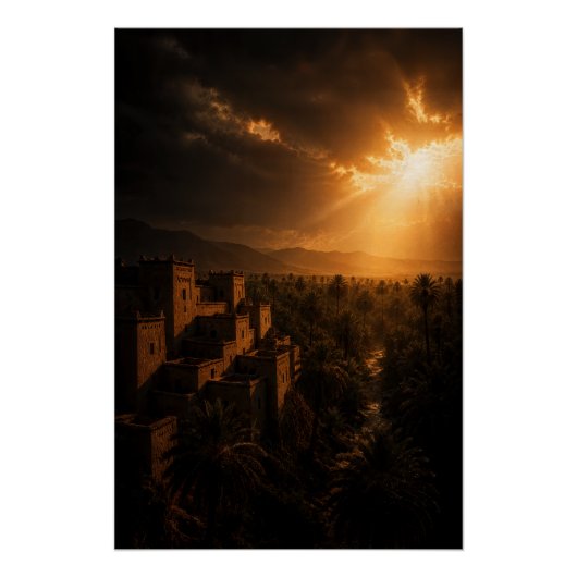 Hidden Oasis Fortress Poster ポスター (正面)
