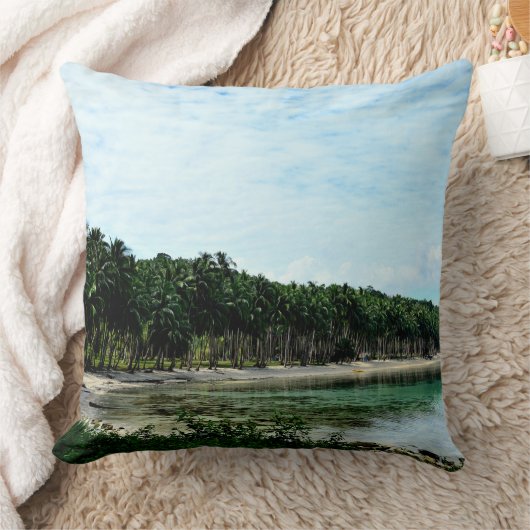 Hidden Paradise in Port Barton, Philippines クッション (ブランケット)