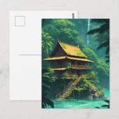 Hidden Rumah in the Rainforest ポストカード (正面/裏面)
