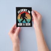 HideとSeek Bigfootに堪能おもしろい チラシ (手)