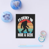 HideとSeek Bigfootに堪能おもしろい チラシ (シングル)