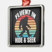 HideとSeek Bigfootに堪能おもしろい メタルオーナメント (左)