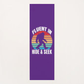 HideとSeek Bigfootに堪能おもしろい ヨガマット (正面)