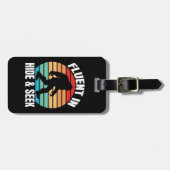 HideとSeek Bigfootに堪能おもしろい ラゲッジタグ (正面横)