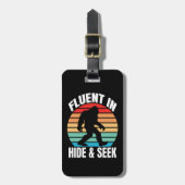 HideとSeek Bigfootに堪能おもしろい ラゲッジタグ (正面縦)