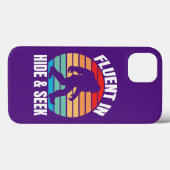 HideとSeek Bigfootに堪能おもしろい Case-Mate iPhoneケース (裏面 (横))