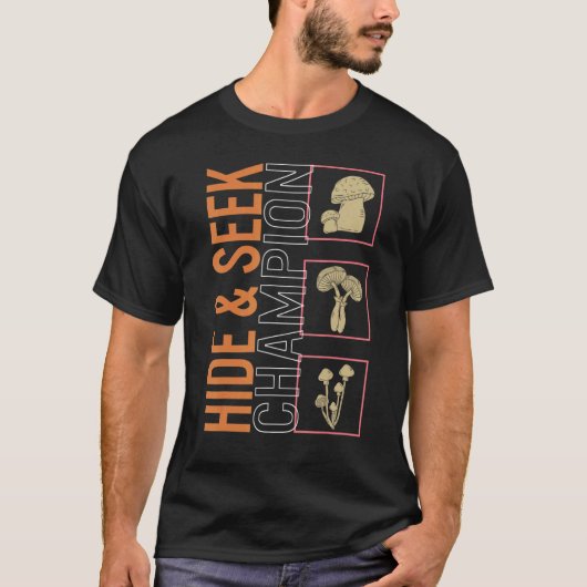 Hide N Seekチャンピオンキノコ真菌ヴィンテージBotan Tシャツ (正面)