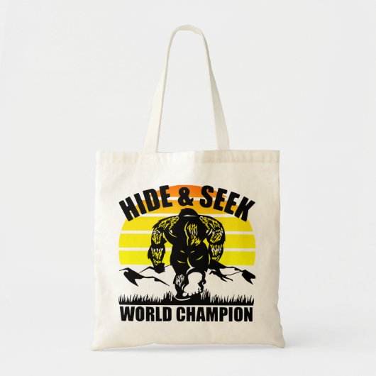 Hide & Seek World Champion Bigfoot # トートバッグ (正面)