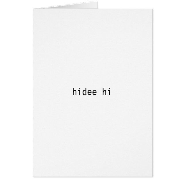 Hideeこんにちは (正面)