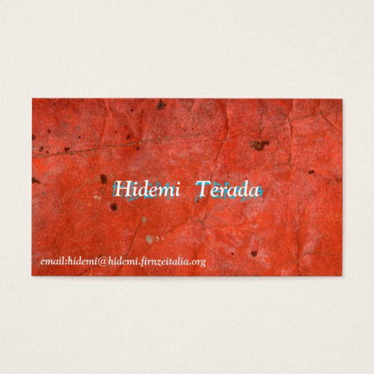 Hidemi Terada 名刺