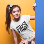 HIDEN FROM JOEバイデン氏ガールズTシャツフード付きスウェットシャツ Tシャツ