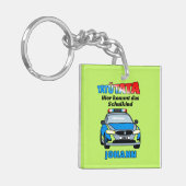 Hier kommt das Schulkind - Polizei Tatütata キーホルダー (正面左)