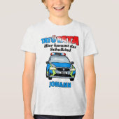 Hier kommt das Schulkind - Polizei Tatütata トライブレンドTシャツ (正面)