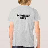 Hier kommt das Schulkind - Polizei Tatütata トライブレンドTシャツ (裏面)