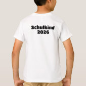 Hier kommt das Schulkind - Polizei Tatütata Tシャツ (裏面)