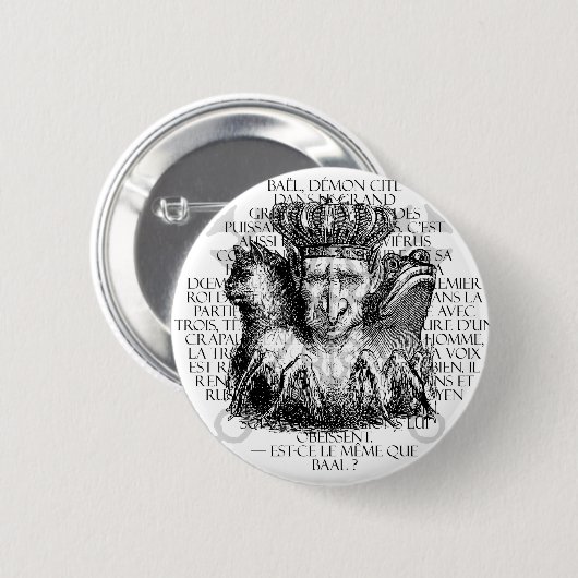 Hierarhia Inferni - Bael 缶バッジ (正面&裏面)