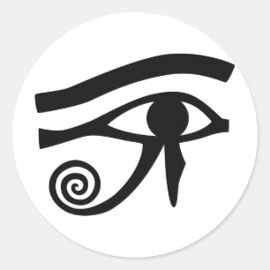 Hieroglyphic Horusの目 ラウンドシール