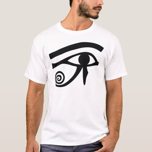 Hieroglyphic Horusの目 Tシャツ (正面)