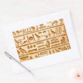 hieroglyphics hieroglifos 長方形シール (封筒)