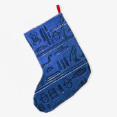 Hieroglyphs_2014_1027 ラージクリスマスストッキング (裏面 (吊り時))