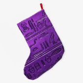 Hieroglyphs_2014_1029 ラージクリスマスストッキング (裏面 (吊り時))