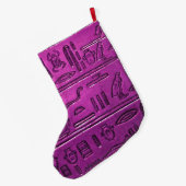 Hieroglyphs_2014_1030 ラージクリスマスストッキング (裏面 (吊り時))