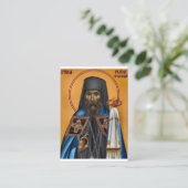 Hieromartyr Platon, Bishop of Estonia Prayer Card プレイスカード (スタンド正面)