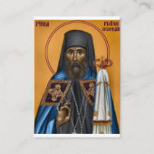 Hieromartyr Platon, Bishop of Estonia Prayer Card プレイスカード (正面)