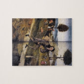 Hieronymus Bosch- Haywain (詳細) ジグソーパズル (横)