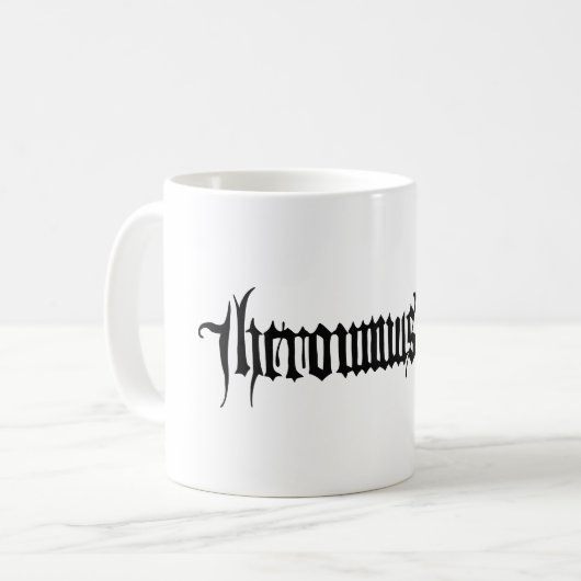 Hieronymus Bosch signature コーヒーマグカップ (正面左)