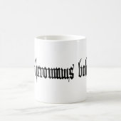 Hieronymus Bosch signature コーヒーマグカップ (中央)