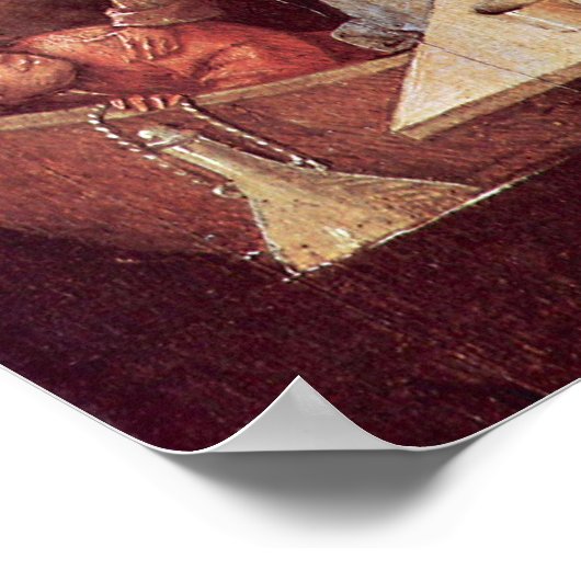 Hieronymus Bosch-The Ship of Fools ポスター (角)