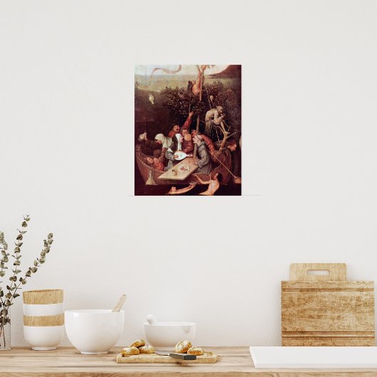 Hieronymus Bosch-The Ship of Fools ポスター (キッチン)