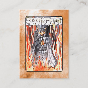 Hierophantの占いカード 名刺