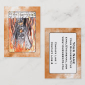 Hierophantの占いカード 名刺 (正面/裏面)