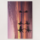 Higgins Beach 1014 piece Sunrise Surfing ジグソーパズル (縦)