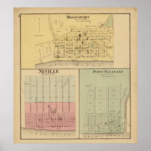 Higginsport, Ohio ポスター (正面)