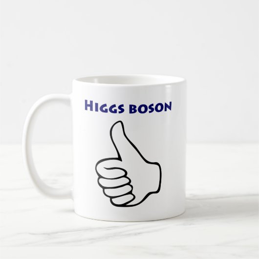 Higgsのボゾンのマグ コーヒーマグカップ (左)