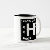 Higgsのボゾン(左利きの) ツートーンマグカップ (正面右)
