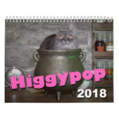 Higgypopの一服Calendat 2018年 カレンダー (カバー)
