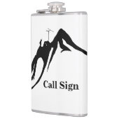 High Altitude Ham Radio Operator Flask フラスク (左)