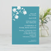 High Climb (白と青緑) 5x7 招待状 (スタンド正面)