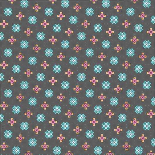 High-Contrast Black and Neon Sticker シール (正面)